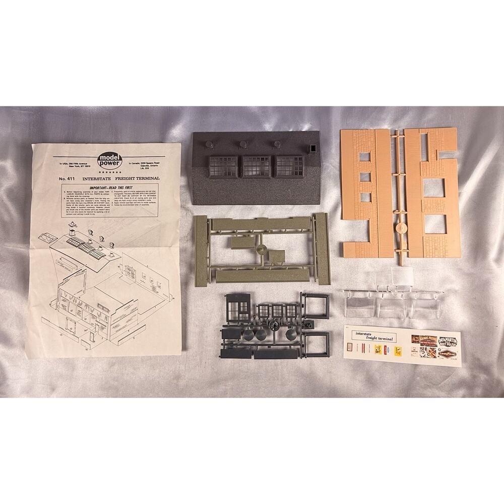 VTG Model Power Interstate Freight Terminal #411 HO Scale Train Unfinished PARTS